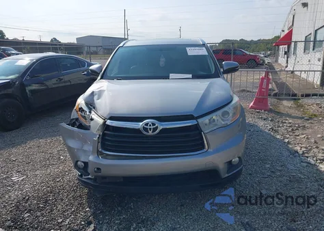 2014 Toyota Highlander Xle V6 из США, поврежденный, VIN 5TDKKRFH3ES022535